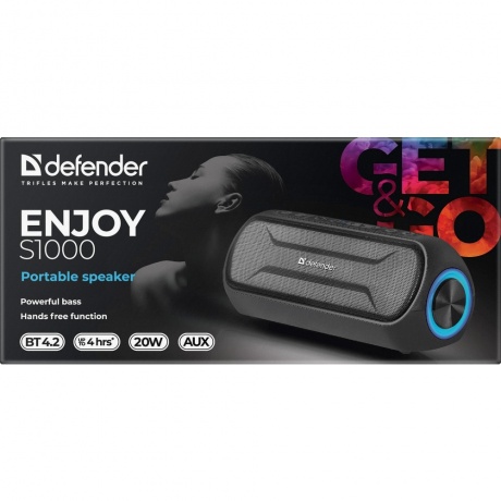 Портативная акустика Defender Enjoy S1000 (65688) - фото 6