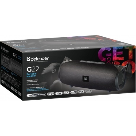 Портативная акустика Defender G22 (65122) - фото 5