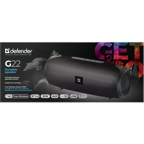 Портативная акустика Defender G22 (65122) - фото 6