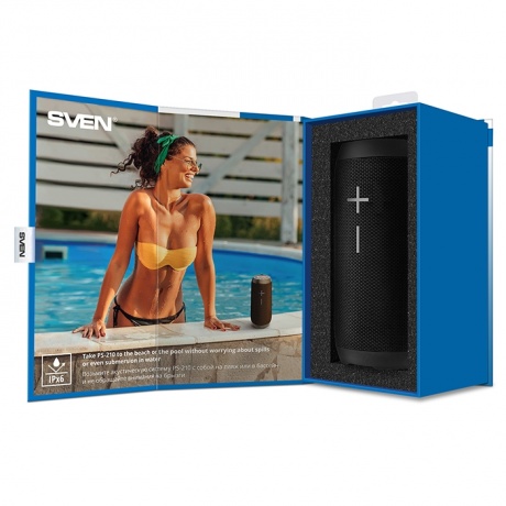 Портативная акустика Sven PS-210 Black - фото 12