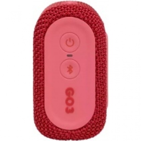 Портативная акустика JBL GO 3 красная - фото 5