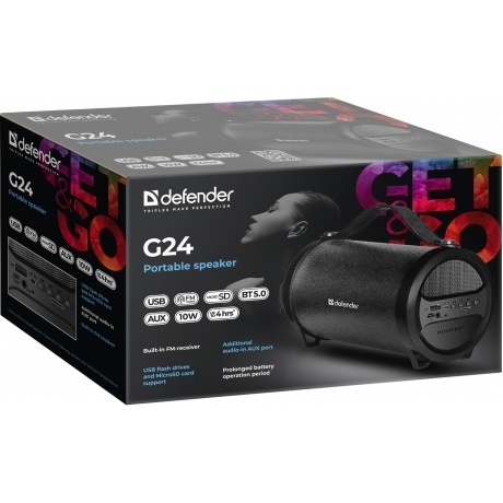Портативная акустика Defender G24 (65124) - фото 3