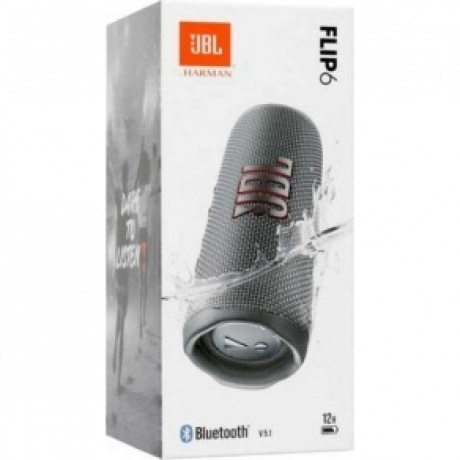 Портативная акустика JBL Flip 6 серый - фото 10