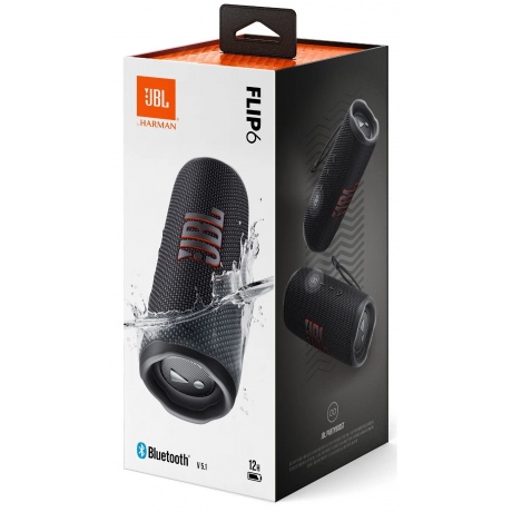 Портативная акустика JBL Flip 6 черный - фото 8
