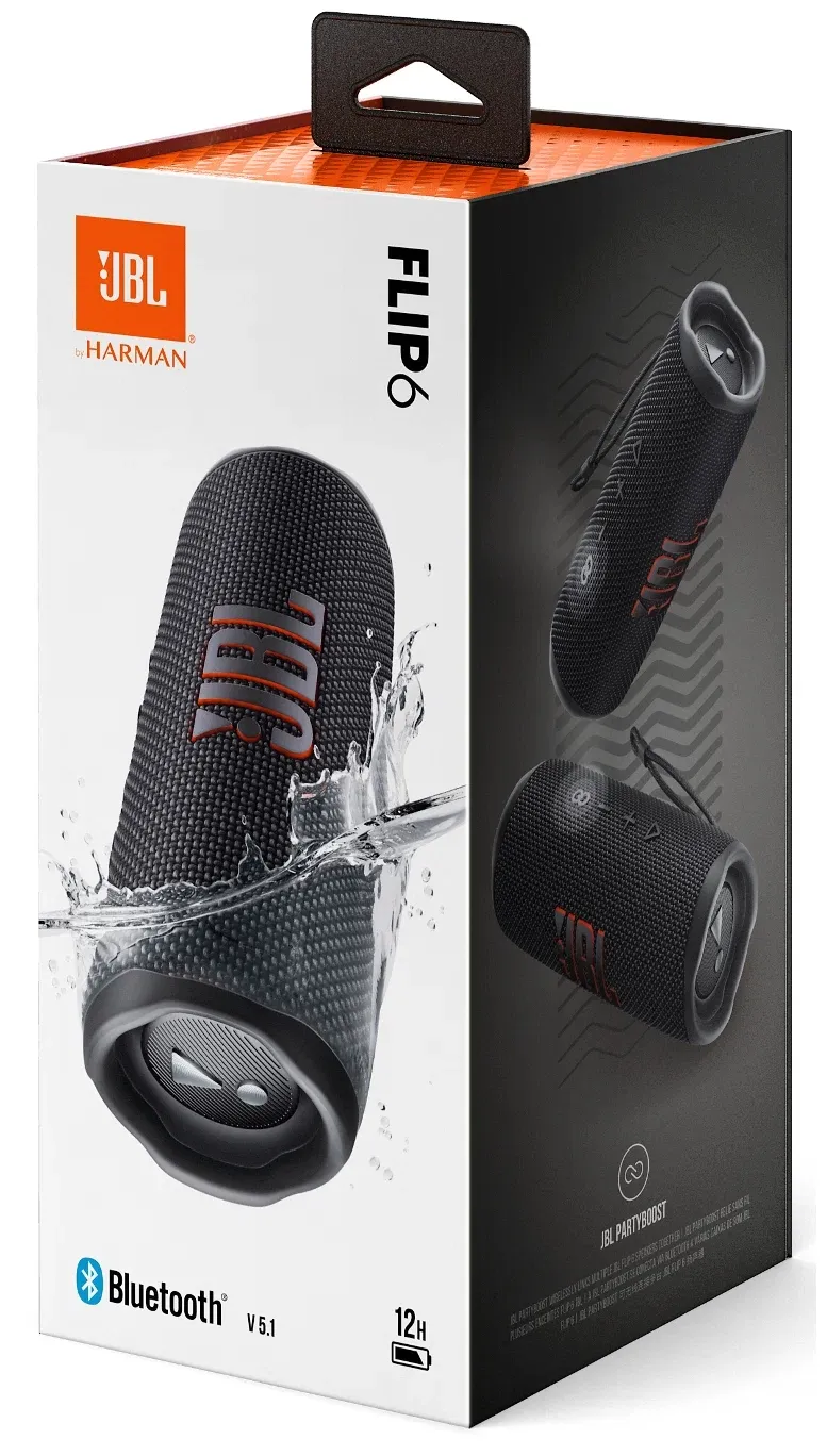 Портативная акустика JBL Flip 6 черный - фото 8