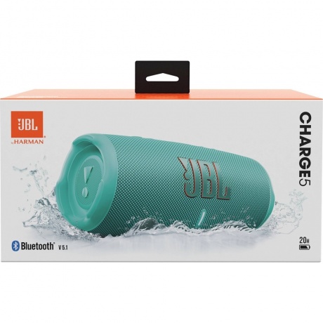 Портативная акустика JBL Charge 5 Teal - фото 9