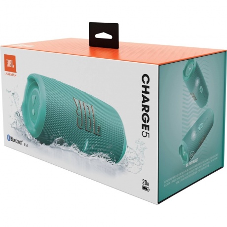 Портативная акустика JBL Charge 5 Teal - фото 10