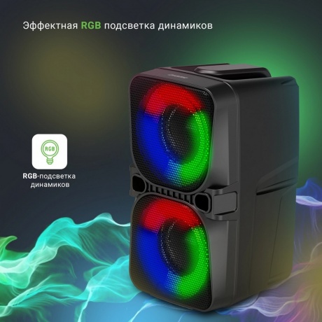 Портативная акустика Digma D-PS1505 черный (SP1505B) - фото 13