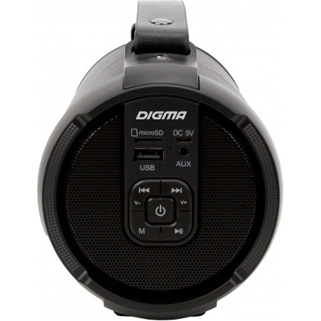 Портативная акустика Digma D-PS1520, черный - фото 4