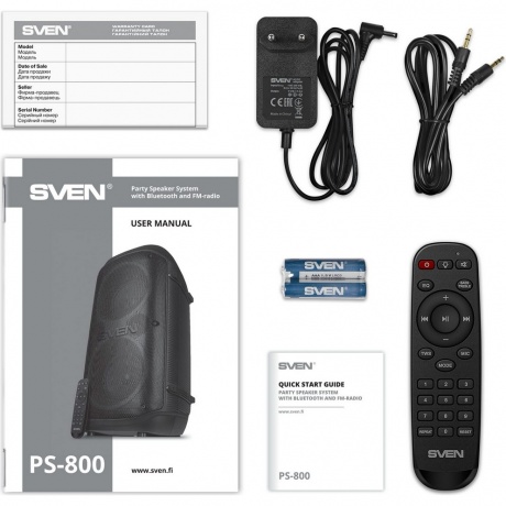 Портативная акустика SVEN PS-800 - фото 14