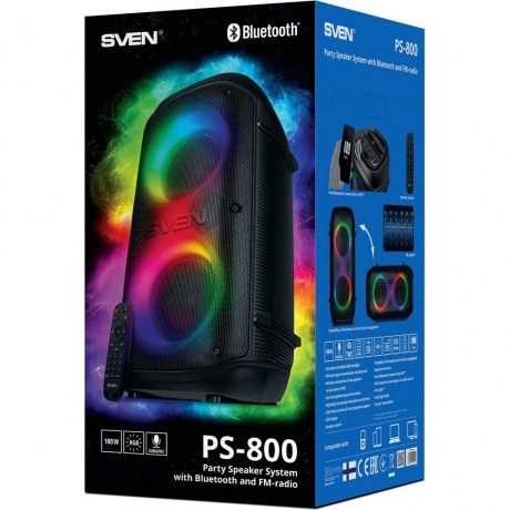 Портативная акустика SVEN PS-800 - фото 16