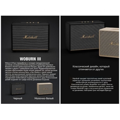 Портативная акустика Marshall Woburn III Black - фото 16