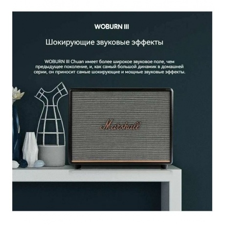 Портативная акустика Marshall Woburn III Black - фото 8