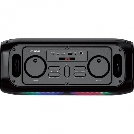 Портативная акустика Hyundai H-PS1030 черный/черный - фото 3