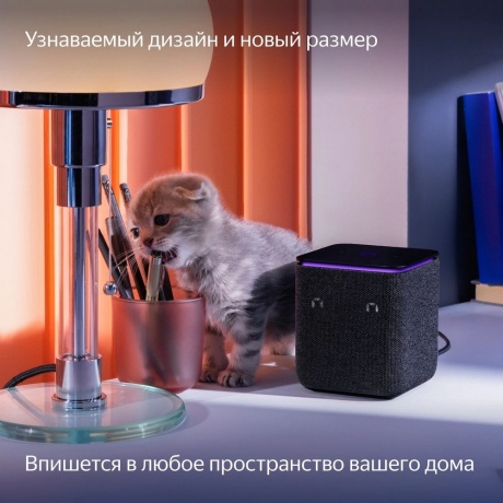 Умная колонка Яндекс Станция Миди YNDX-00054 (черный) - фото 16