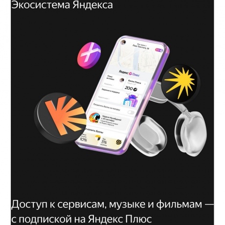 Умная колонка Яндекс Станция Миди YNDX-00054 (малиновый) - фото 15