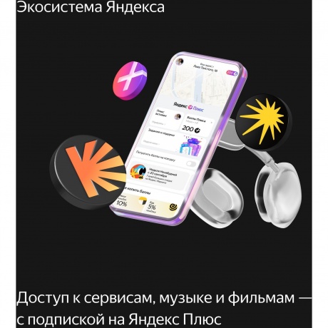 Умная колонка Яндекс Станция Миди YNDX-00054 (малиновый) - фото 20