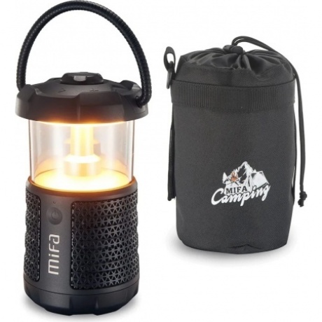 Портативная акустика светильник MIFA WildCamping, цвет - черный - фото 2