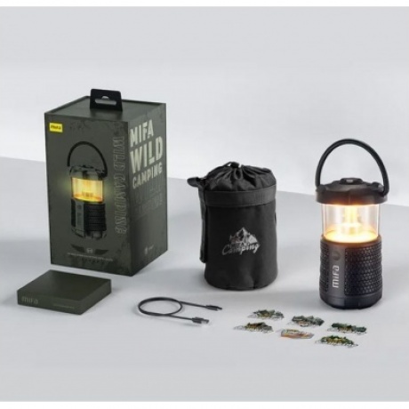 Портативная акустика светильник MIFA WildCamping, цвет - черный - фото 4