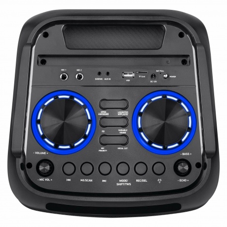 Портативная колонка BBK BTA7030 черный (BTA7030) - фото 2