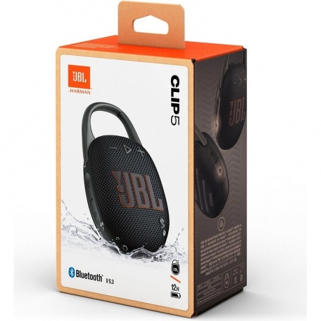 Портативная акустика JBL CLIP 5 черный - фото 10
