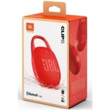 Портативная акустика JBL Clip 5 Red JBLCLIP5RED - фото 9
