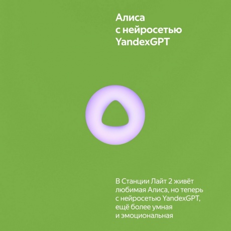 Умная колонка Яндекс.Станция Лайт 2 зеленый YNDX-00026GRN - фото 13