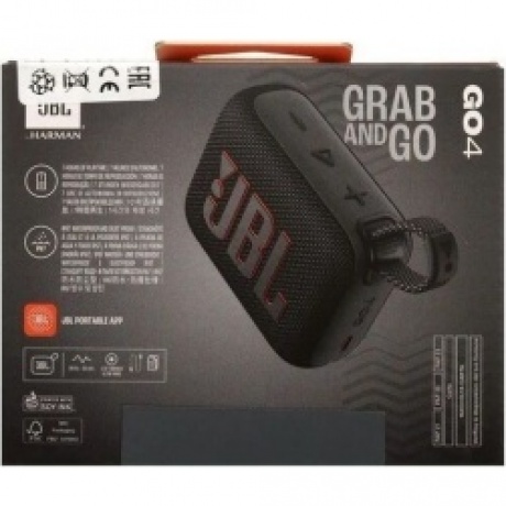 Портативная акустическая система JBL GO 4 - черный - фото 13