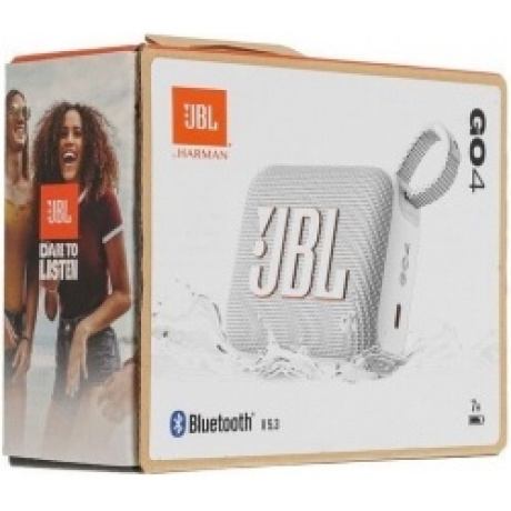 Портативная акустическая система JBL GO 4 - белый - фото 17