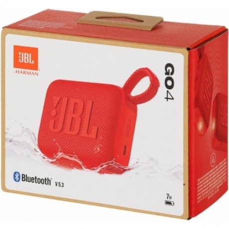 Портативная акустика  JBL GO 4 (JBLGO4RED) Red - фото 7