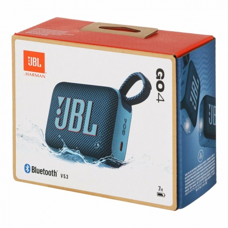 Портативная акустика JBL GO 4 синий - фото 7