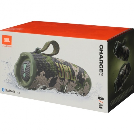 Портативная акустика JBL Charge 6 (JBLCHARGE6SQUAD) Squad - фото 10