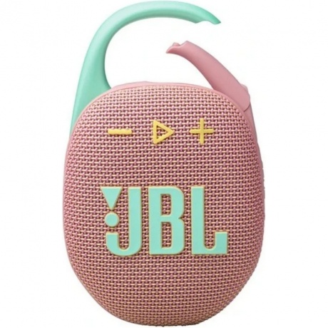 Портативная акустика JBL Clip 5 (JBLCLIP5PINK) Pink - фото 1