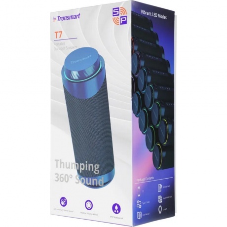 Портативная колонка Tronsmart T7 Blue - фото 11