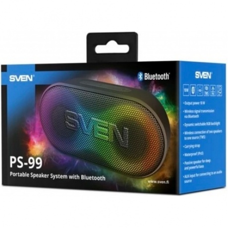 Портативная колонка Sven PS-99  (SV-022389) Black - фото 9