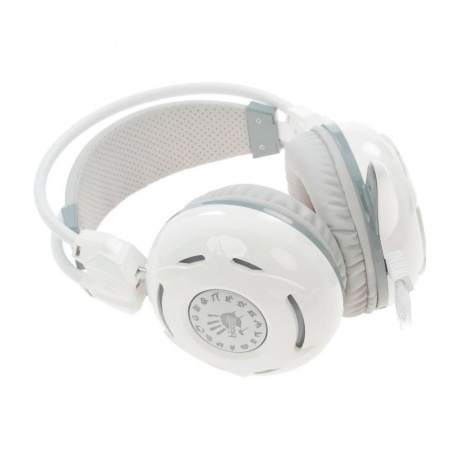 Наушники с микрофоном A4Tech Bloody G300 белый - фото 2