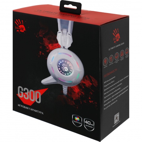 Наушники A4Tech Bloody G300 White - фото 12