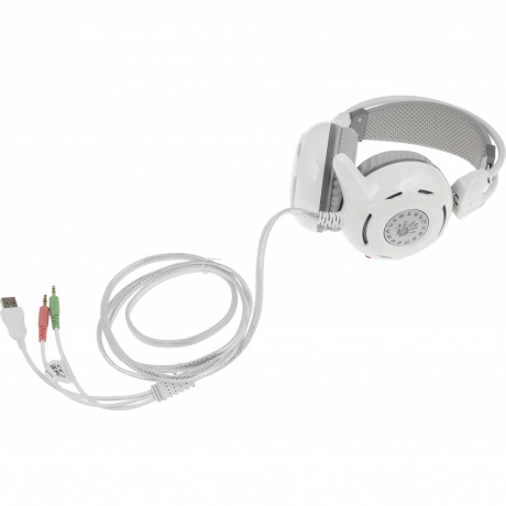 Наушники A4Tech Bloody G300 White - фото 16