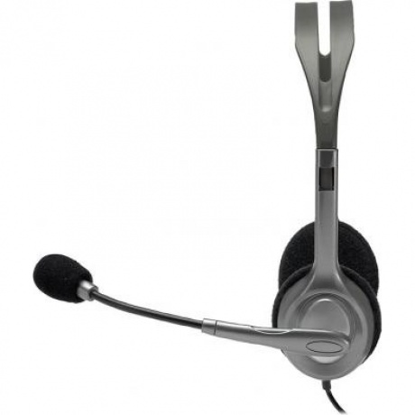 Наушники Logitech H110 серебристый (981-000271) - фото 2
