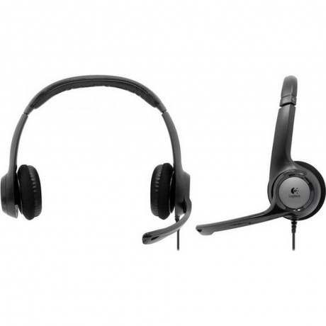 Наушники Logitech H390 USB черный (981-000406) - фото 5
