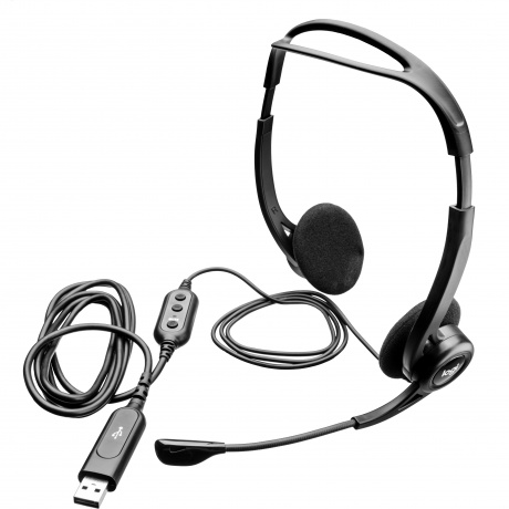 Гарнитура Logitech PC 960 черный (981-000100) - фото 10