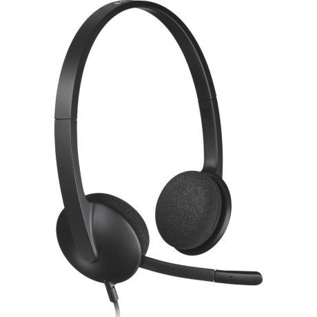 Гарнитура Logitech H340 USB черный (981-000475) - фото 1