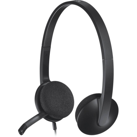 Гарнитура Logitech H340 USB черный (981-000475) - фото 6