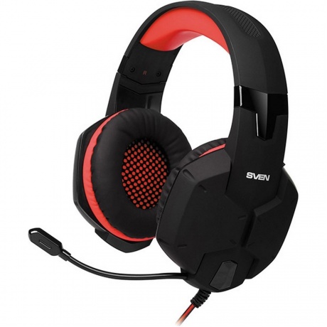 Наушники SVEN AP-G988MV (SV-014797) черный-красный - фото 1