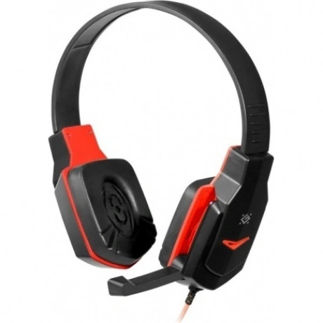 Наушники Defender Warhead G-320 черный+красный