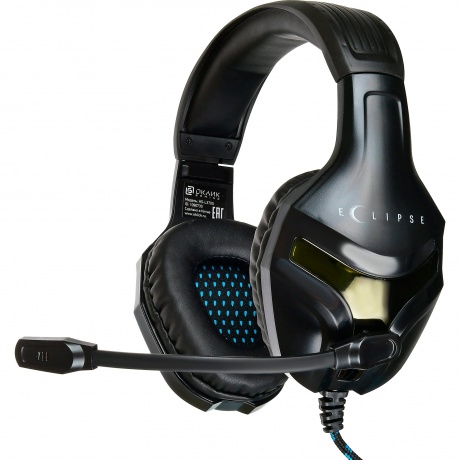 Наушники Oklick HS-L370G ECLIPSE черный - фото 1
