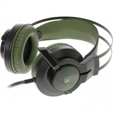 Наушники A4Tech Bloody J450 черный/зеленый