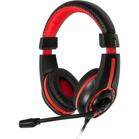 Наушники Oklick HS-L200 черный/красный (Y-819)