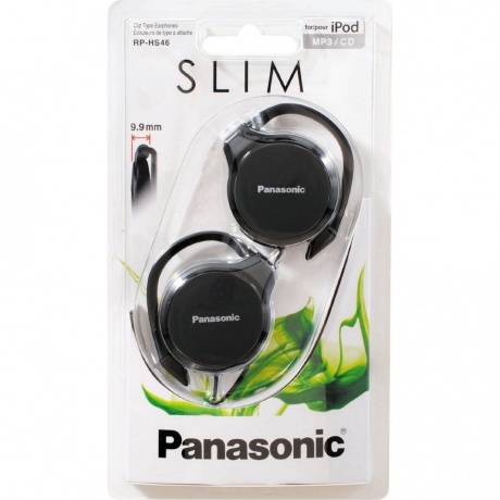 Наушники Panasonic RP-HS46E черный - фото 2
