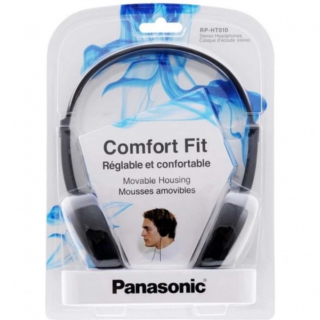 Наушники Panasonic RP-HT010GU-H серый - фото 6